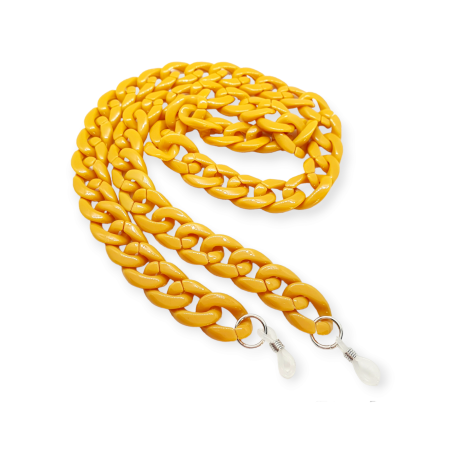 glasschain bone yellow color